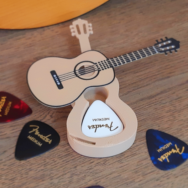 Acoustic Guitar Pick Holder