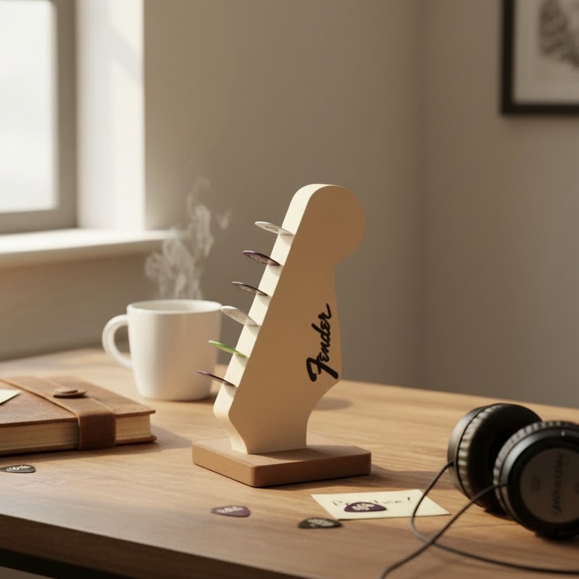Headstock Guitar Pick Holder