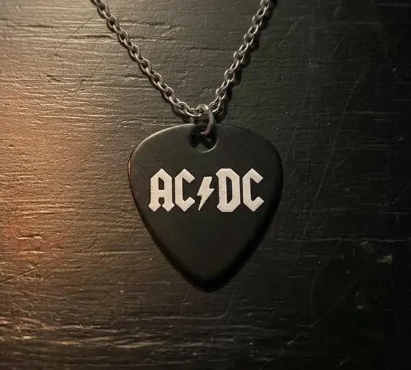 Necklace Rock/Metal Music Band - Stainless Steel - Handmade