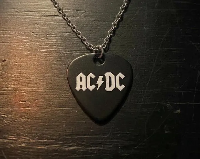 Necklace Rock/Metal Music Band – Stainless Steel – Handmade